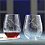 Fireworks 'U' Red, White & Blue Etched Tumblers (Set of 2)