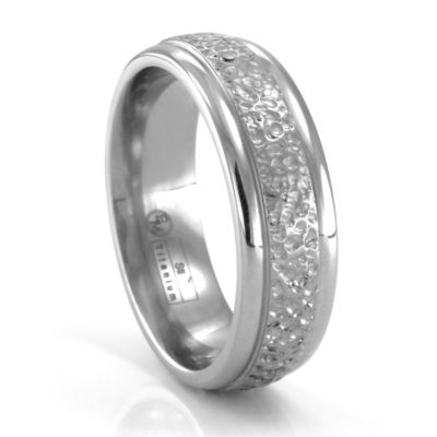 HOLLINGWORTH Hammer Finish Titanium Band