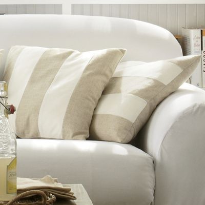 Feather/Down Beach Stripe Pillow