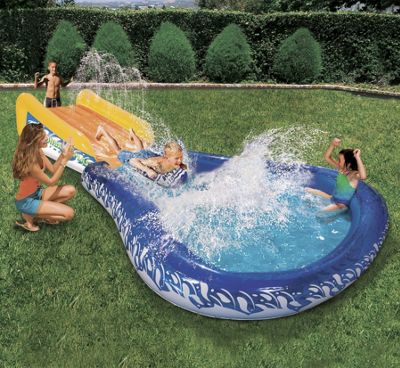 Wave Crasher Pool/Slide Set
