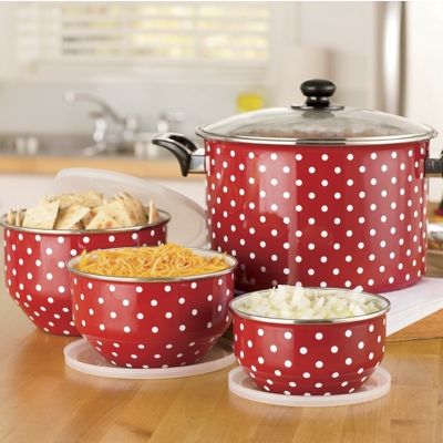 Ginnys Brand 8-Qt. Party Pot with 3 Covered Bowls