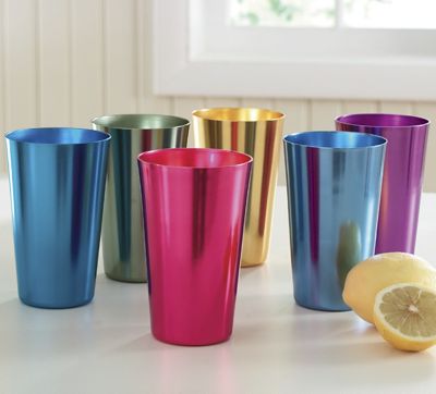 6-Piece Aluminum Tumbler Set