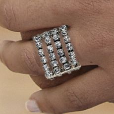 Burnished Stretch Ring