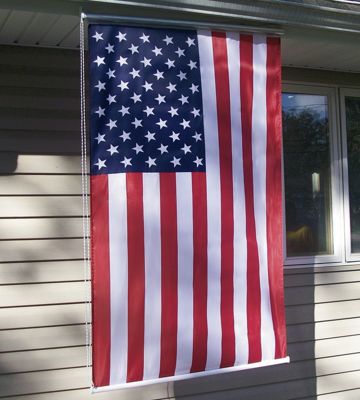 Pull-down Vertical Flag