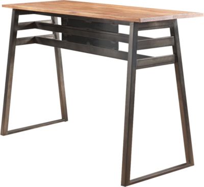 Kirby Gunmetal Bar Table Art Van