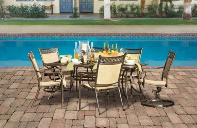 Manhattan 7pc Patio Dining Set Art Van