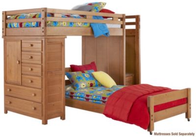 Creekside Taffy Twin Step Bunk Bed Art Van