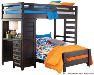 Twin Loft Bed with Desk | Art Van Home