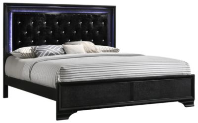 Lyssa Black King 3 Piece Bedroom Set