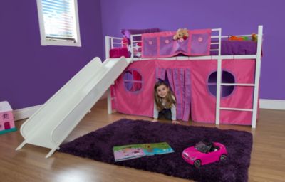 Junior Loft Pink Curtain Set Art Van