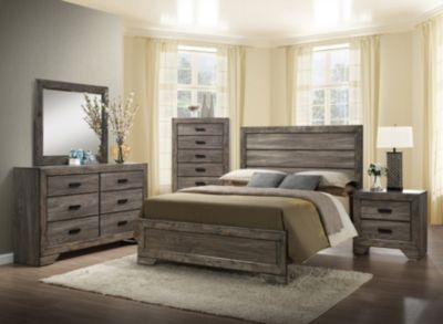 Nathan 6 Drawer Grey Dresser Art Van