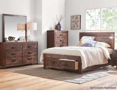 Warner Chestnut King Bedroom Set