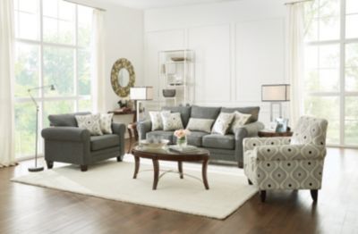 Capri Sofa Grey Art Van