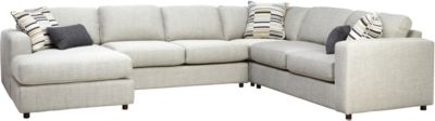 Axis 4 Piece Left Arm Facing Chaise Sectional Art Van