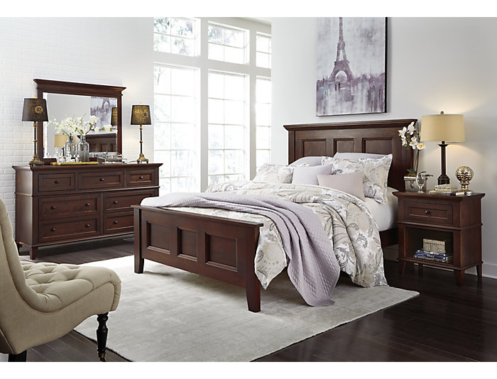 brentwood king panel bed | art van home