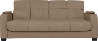 Lee Beige Microfiber Sofa Bed