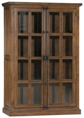 Double Glass Door Tall Cabinet Art Van