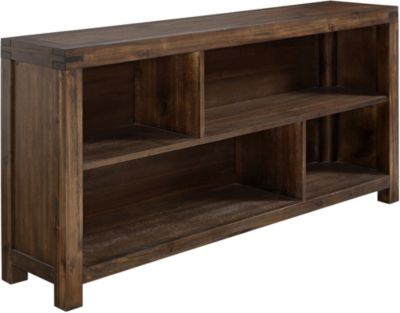 St Croix Walnut Low Profile Bookcase Art Van