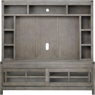 St Croix 74 Charcoal Tv Stand And Hutch Art Van