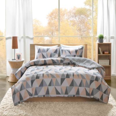 Ellie Pink Reversible Full Queen 3 Piece Comforter Set Art Van