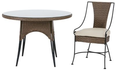 Penny Round Dining Table Mocha
