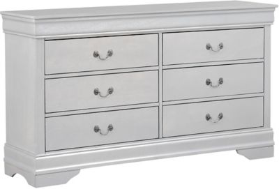 Philippe White 6 Drawer Dresser Art Van