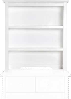 Autumn White Bookcase Hutch Art Van