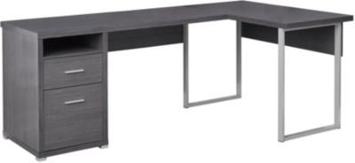 Cache 80 Grey Corner Desk Art Van