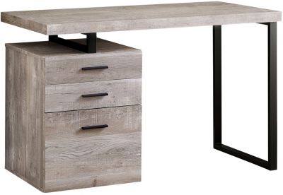 Estio 48 Taupe Desk Art Van