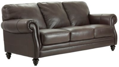 art van natuzzi leather sofa