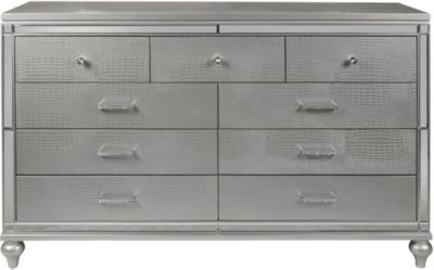 Valentino Silver Dresser Art Van