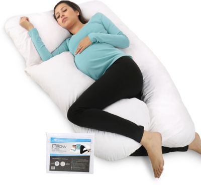 U Shape Body Pillow With 2 Covers Art Van