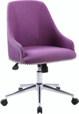 Denver Purple Desk Chair Art Van