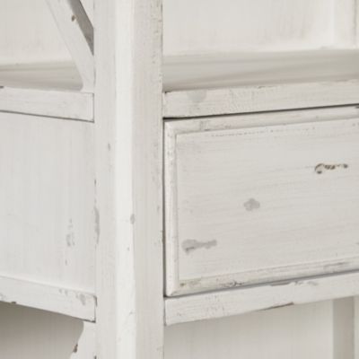 White Etagere With Drawers Art Van