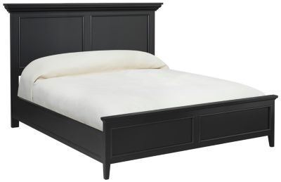 Abbott Black King Panel Bed Art Van Home