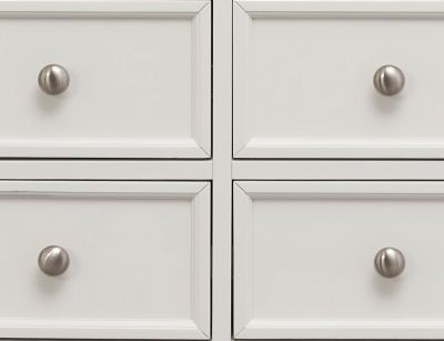 Abbott White 8 Drawer Dresser Art Van