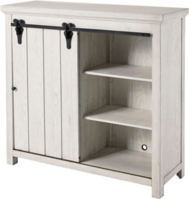 Modern Farmhouse White Sliding Door Chest Art Van
