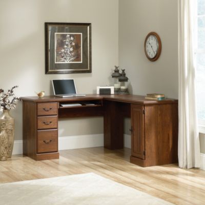 Orchard Corner Cherry Oak Desk Art Van