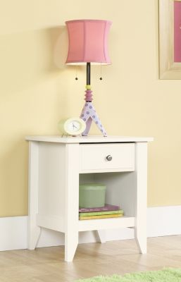 Shoal Creek White Nightstand Art Van Home