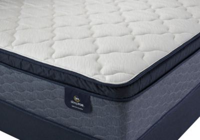 Serta Sleep True Stratton Plush Pillow Top Queen Mattress Art Van