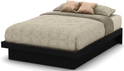Basic Full Black Platform Bed Art Van Home