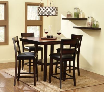 Pendleton Espresso 5 Piece Gathering Table Set Outlet At Art Van