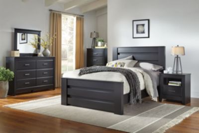 Haywood 7 Piece King Bedroom Set Black Outlet At Art Van