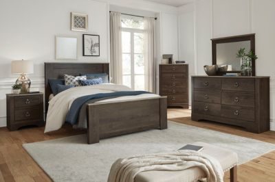 Rivervale Dark 3 Piece King Bedroom Set Art Van