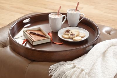 Round Ottoman Tray