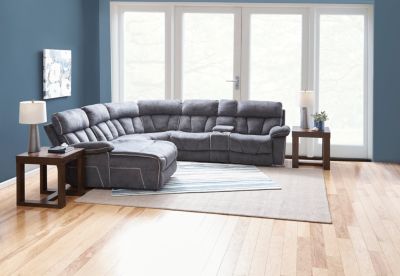 Gladiator 6 Piece Power Reclining Sectional Art Van