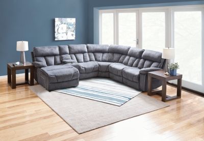 Gladiator 6 Piece Power Reclining Sectional Art Van