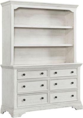 Sophia White Hutch Bookcase Art Van