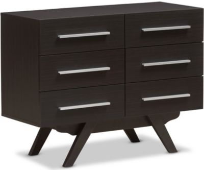 Auburn Brown 6 Drawer Dresser Art Van Home