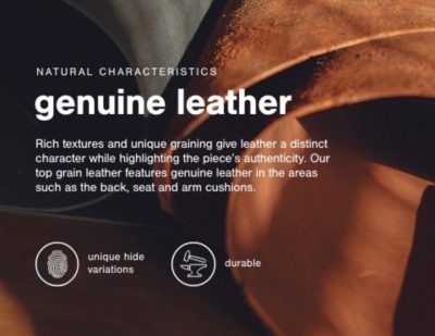 VonKurt Power Leather Reclining Modular Loveseat